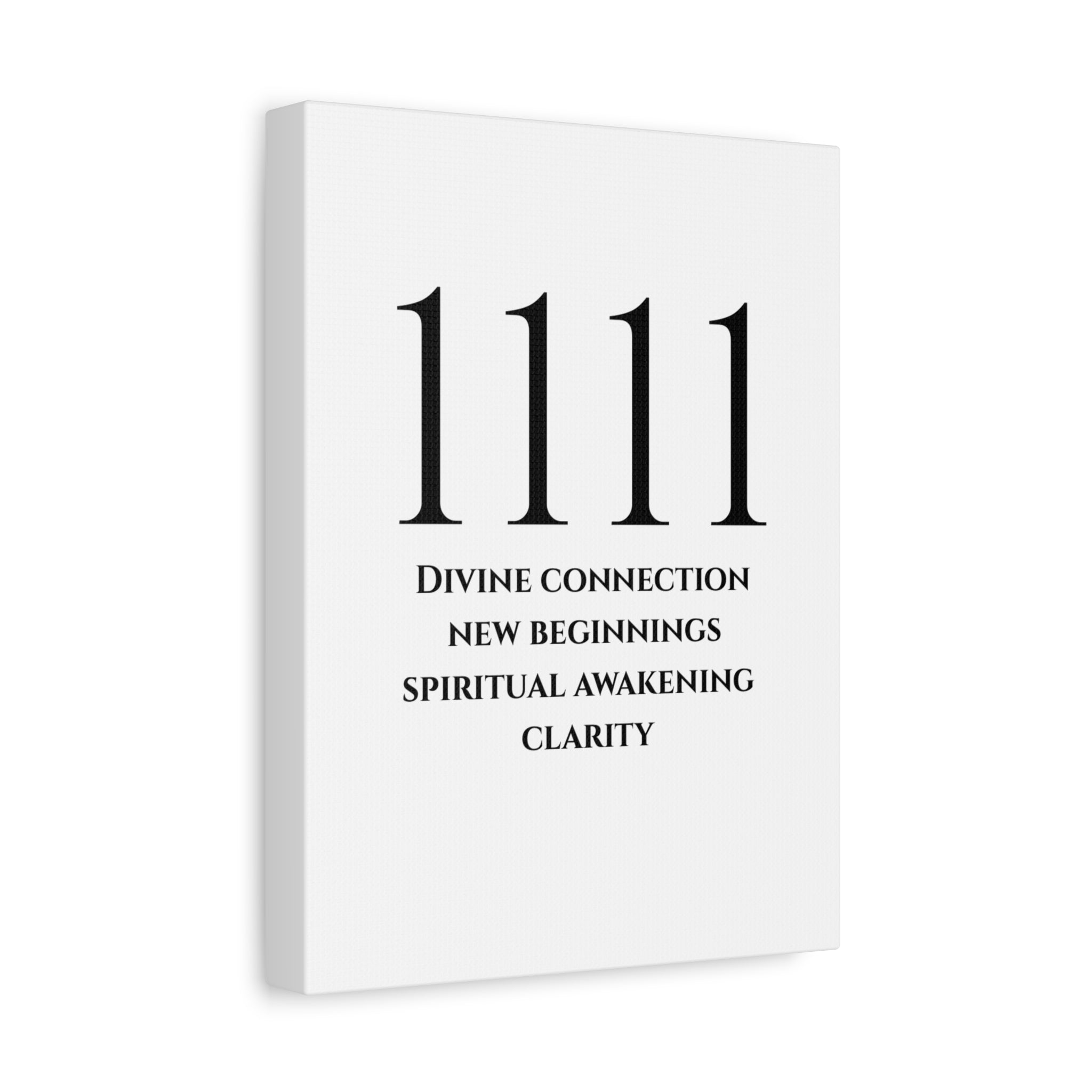 1111 Matte Stretched Canvas