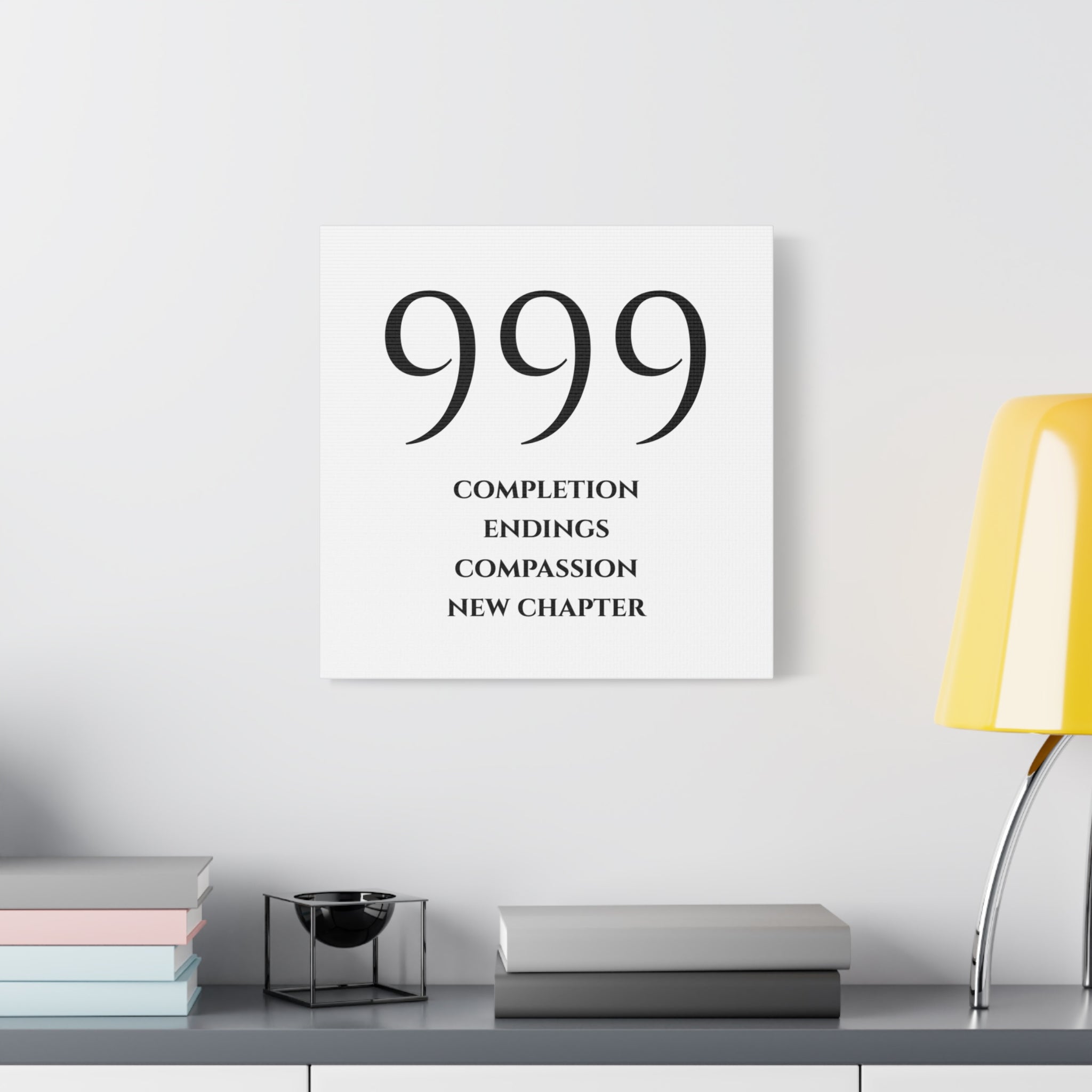 999 Matte Stretched Canvas