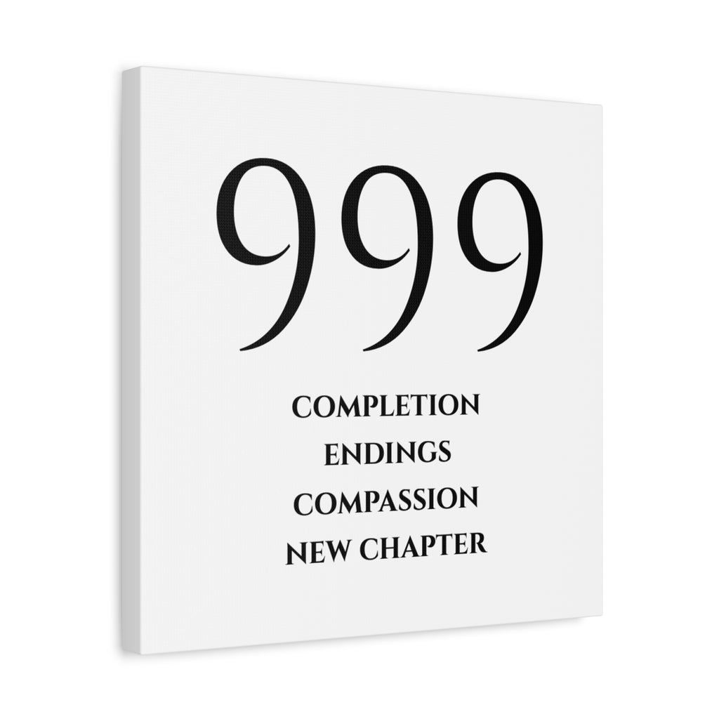 999 Matte Stretched Canvas