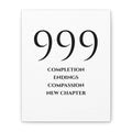 999 Matte Stretched Canvas