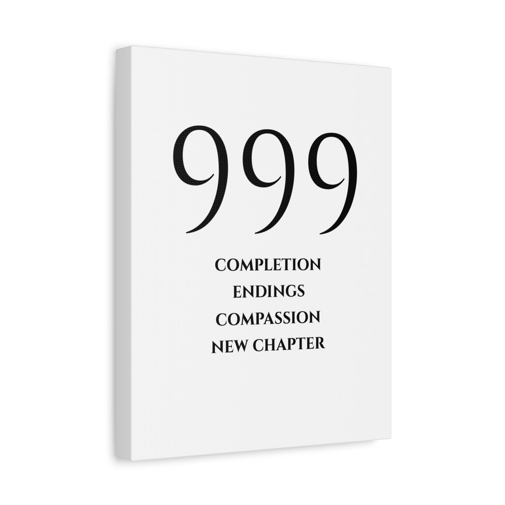 999 Matte Stretched Canvas