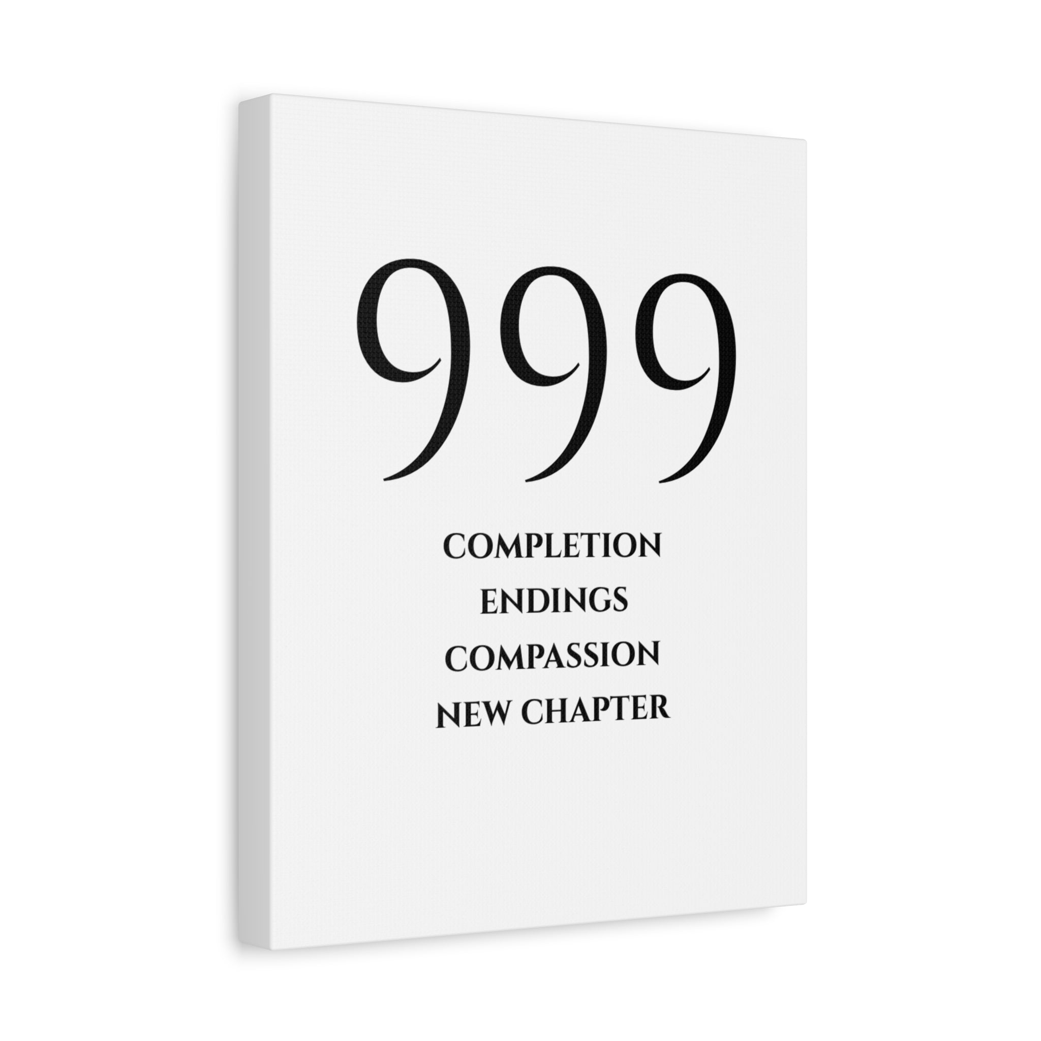 999 Matte Stretched Canvas