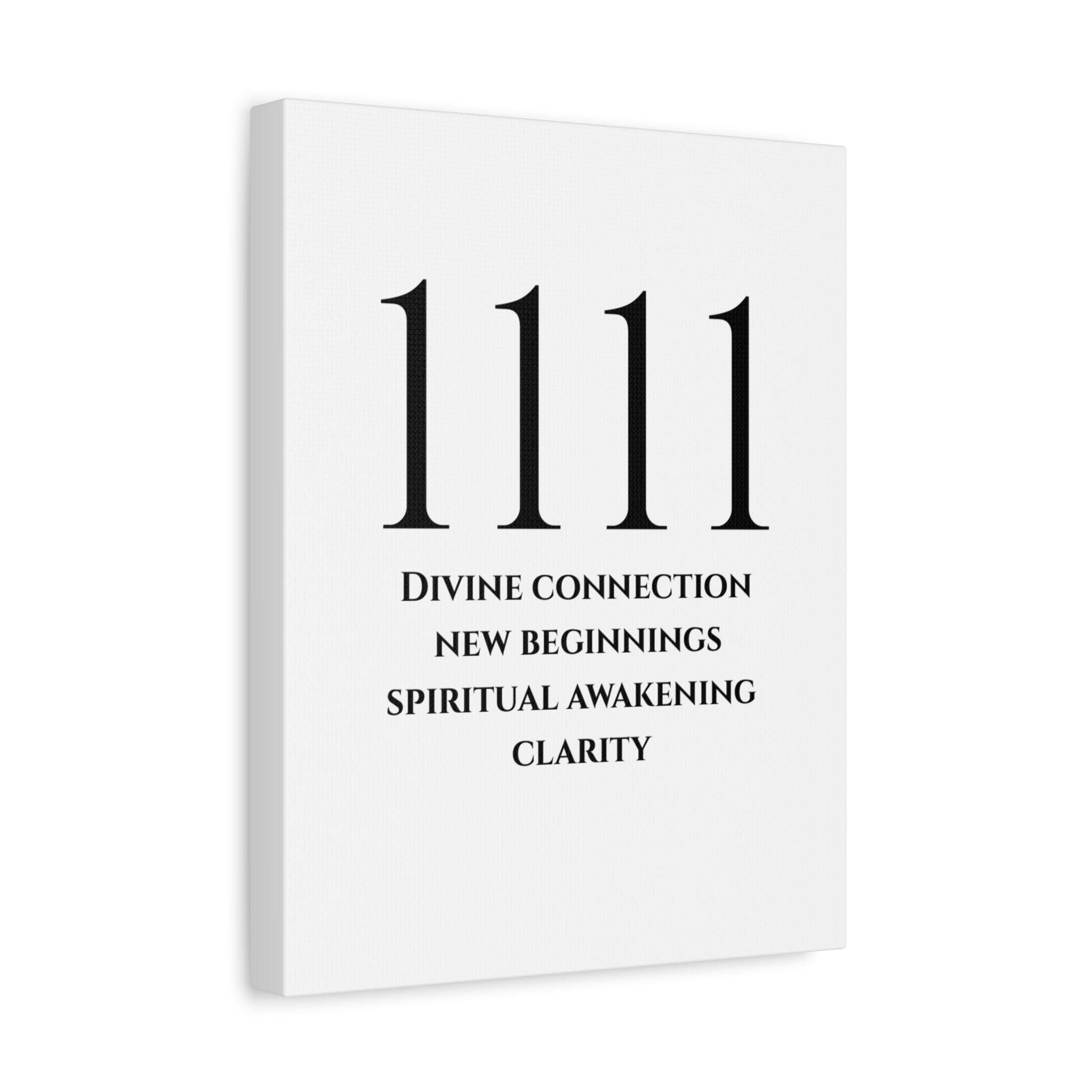1111 Matte Stretched Canvas