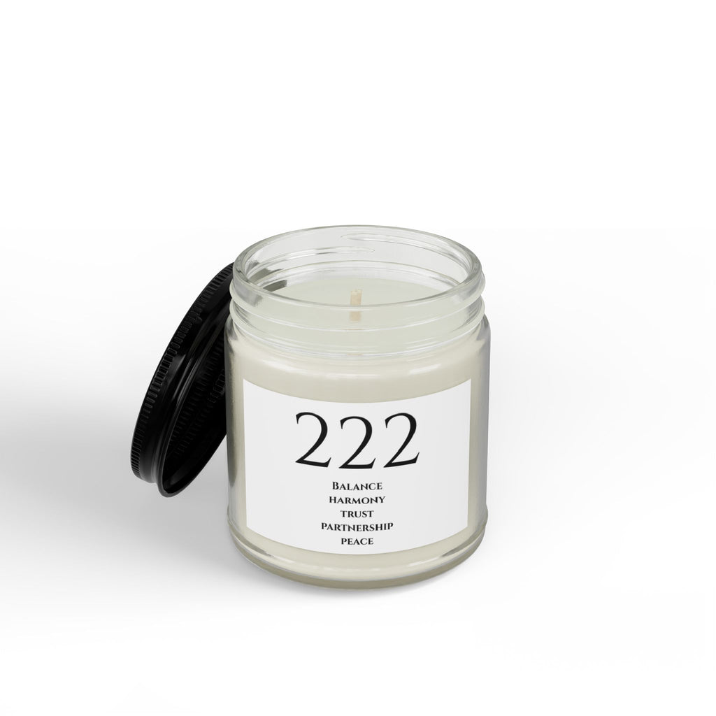 Scented Soy Candles with Black Lid, (4 and 9oz)