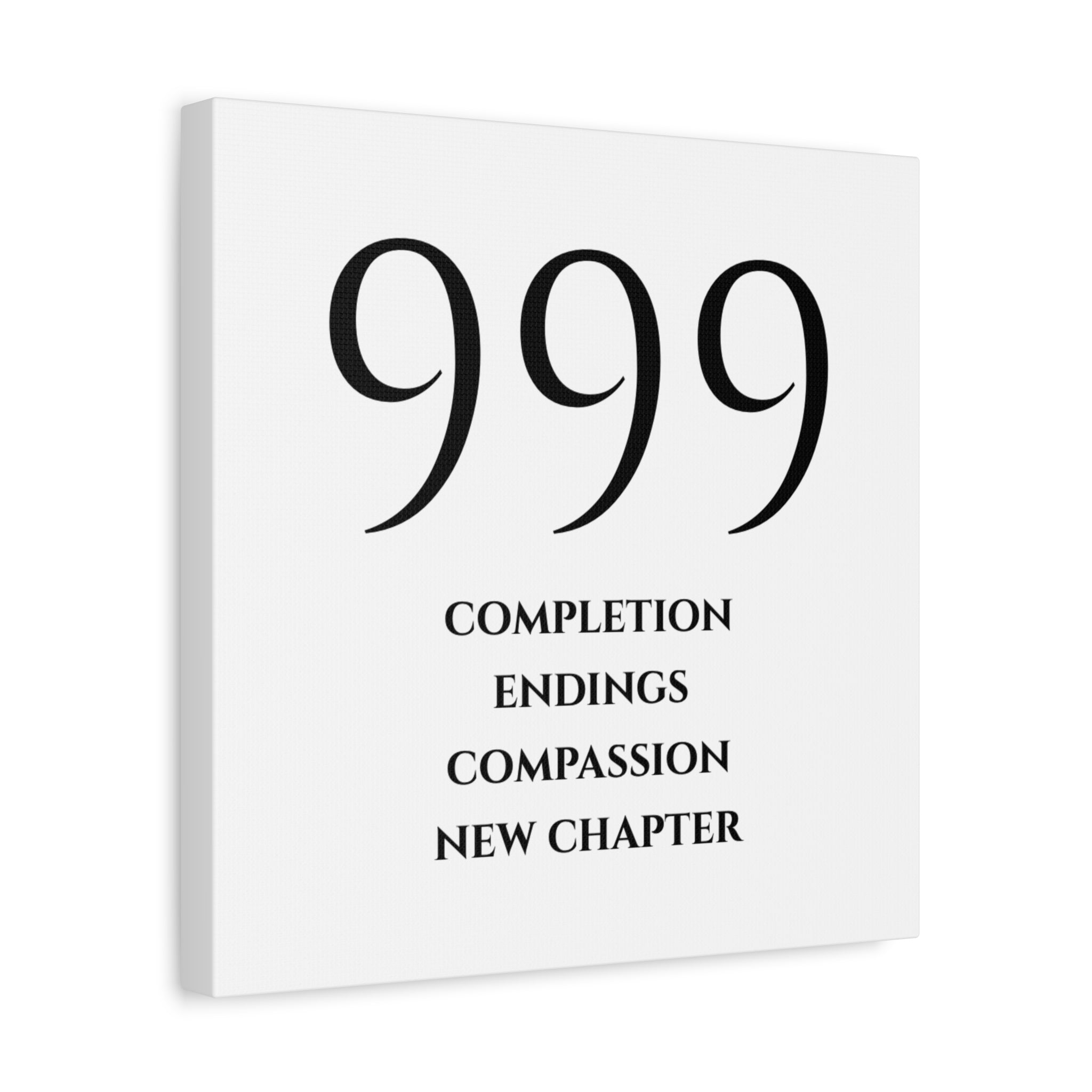 999 Matte Stretched Canvas