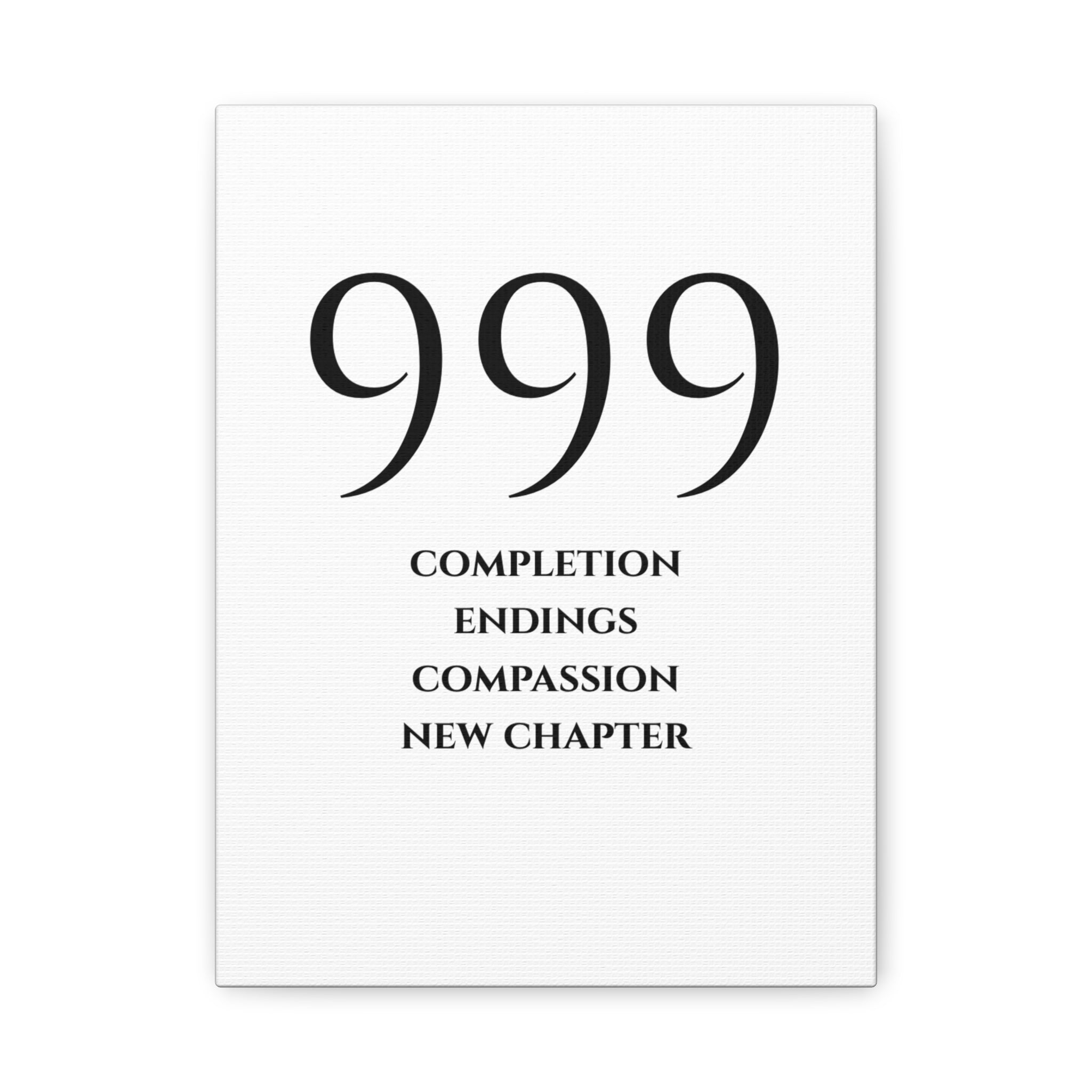 999 Matte Stretched Canvas