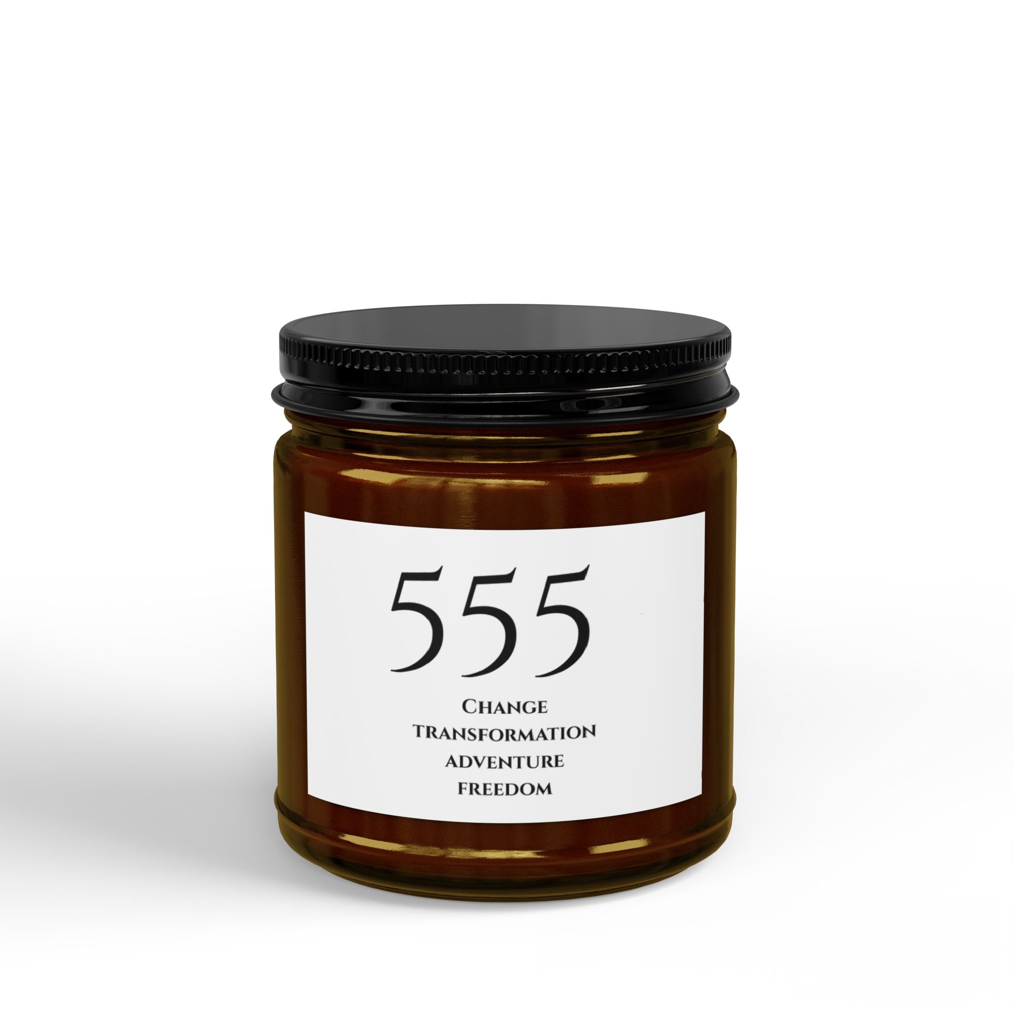 Scented Soy Candles with Black Lid, (4 and 9oz)