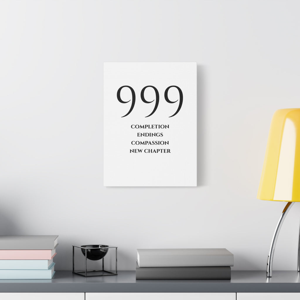 999 Matte Stretched Canvas
