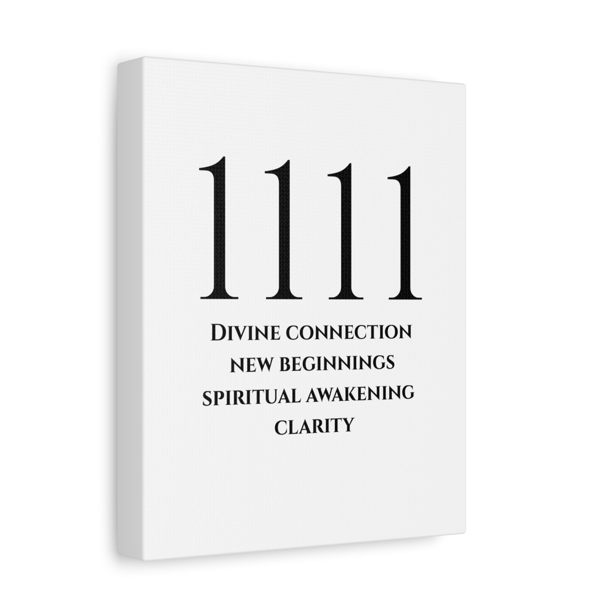 1111 Matte Stretched Canvas