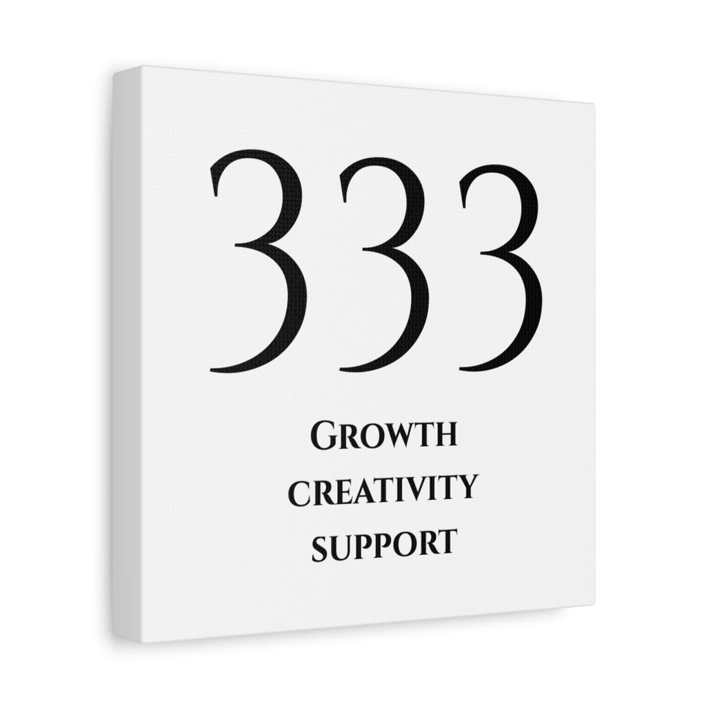 333 Matte Stretched Canvas
