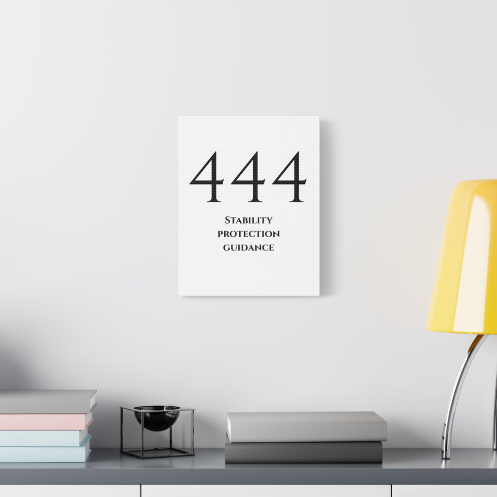 444 Matte Stretched Canvas
