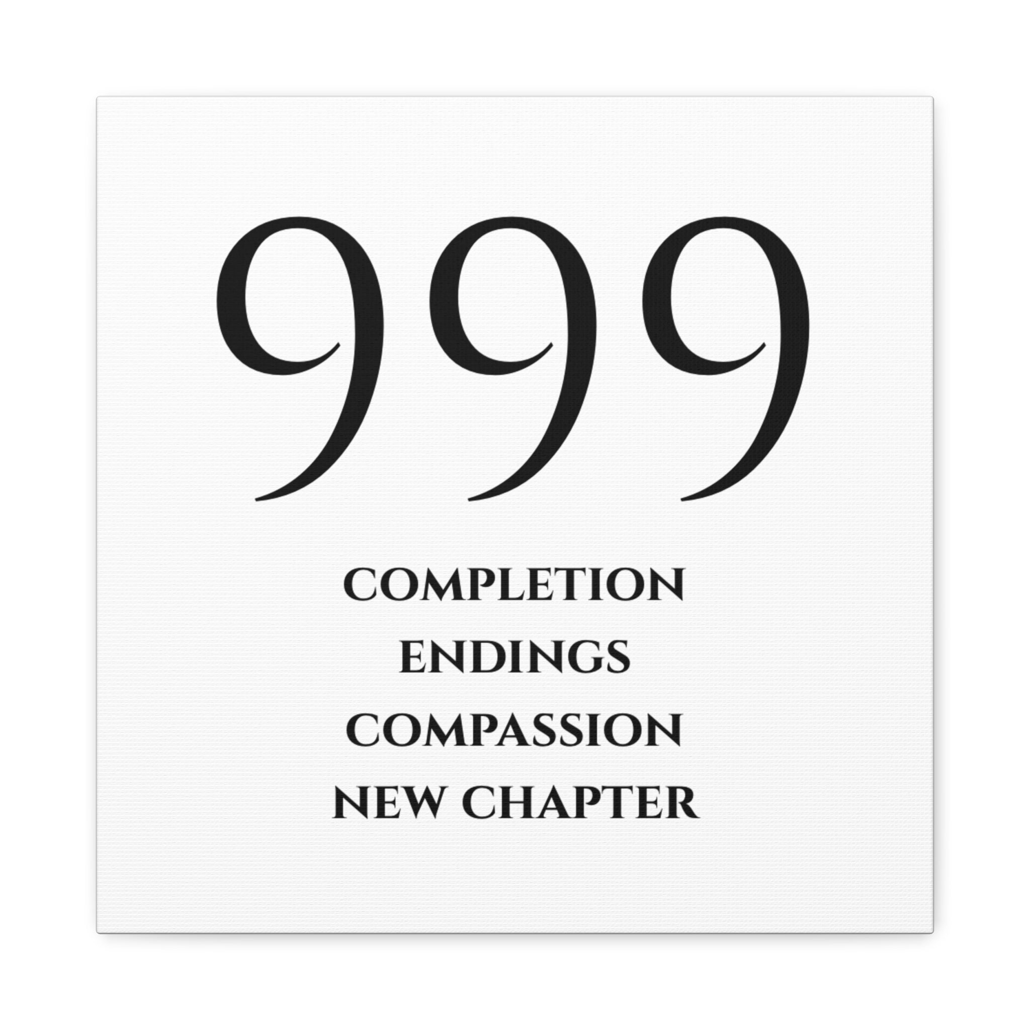 999 Matte Stretched Canvas