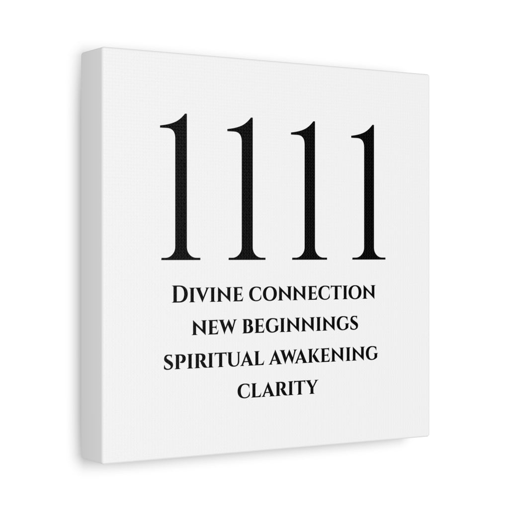 1111 Matte Stretched Canvas