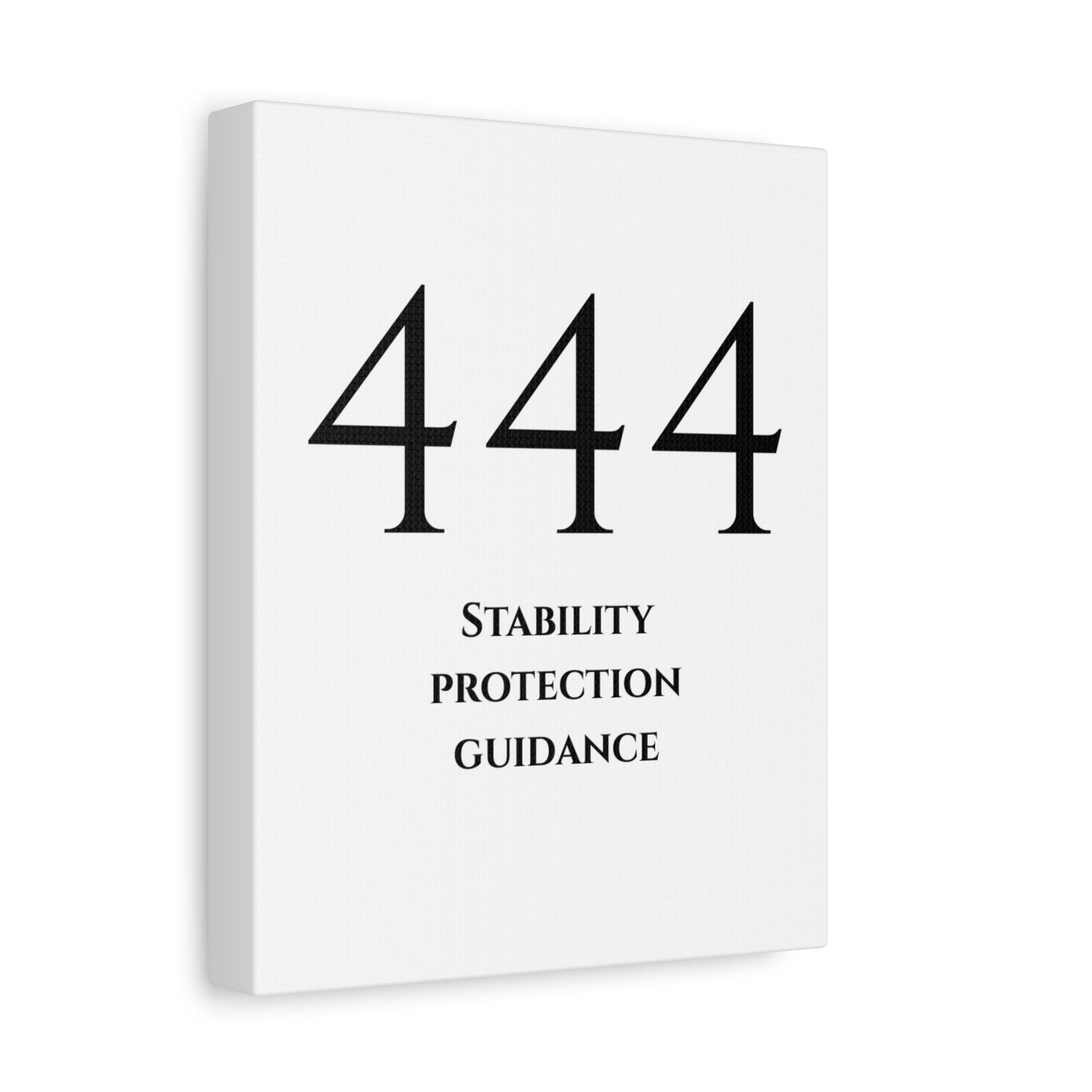444 Matte Stretched Canvas