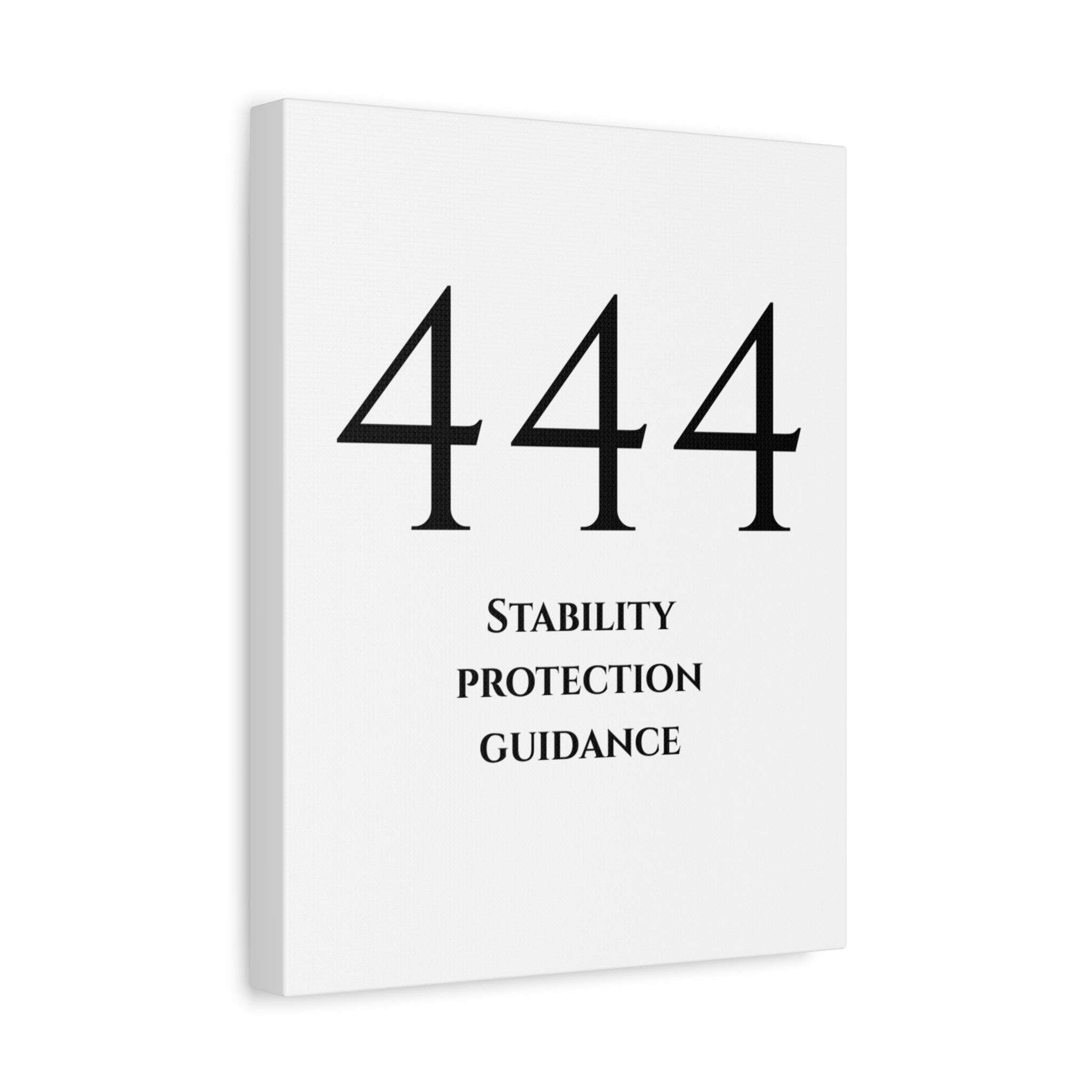 444 Matte Stretched Canvas