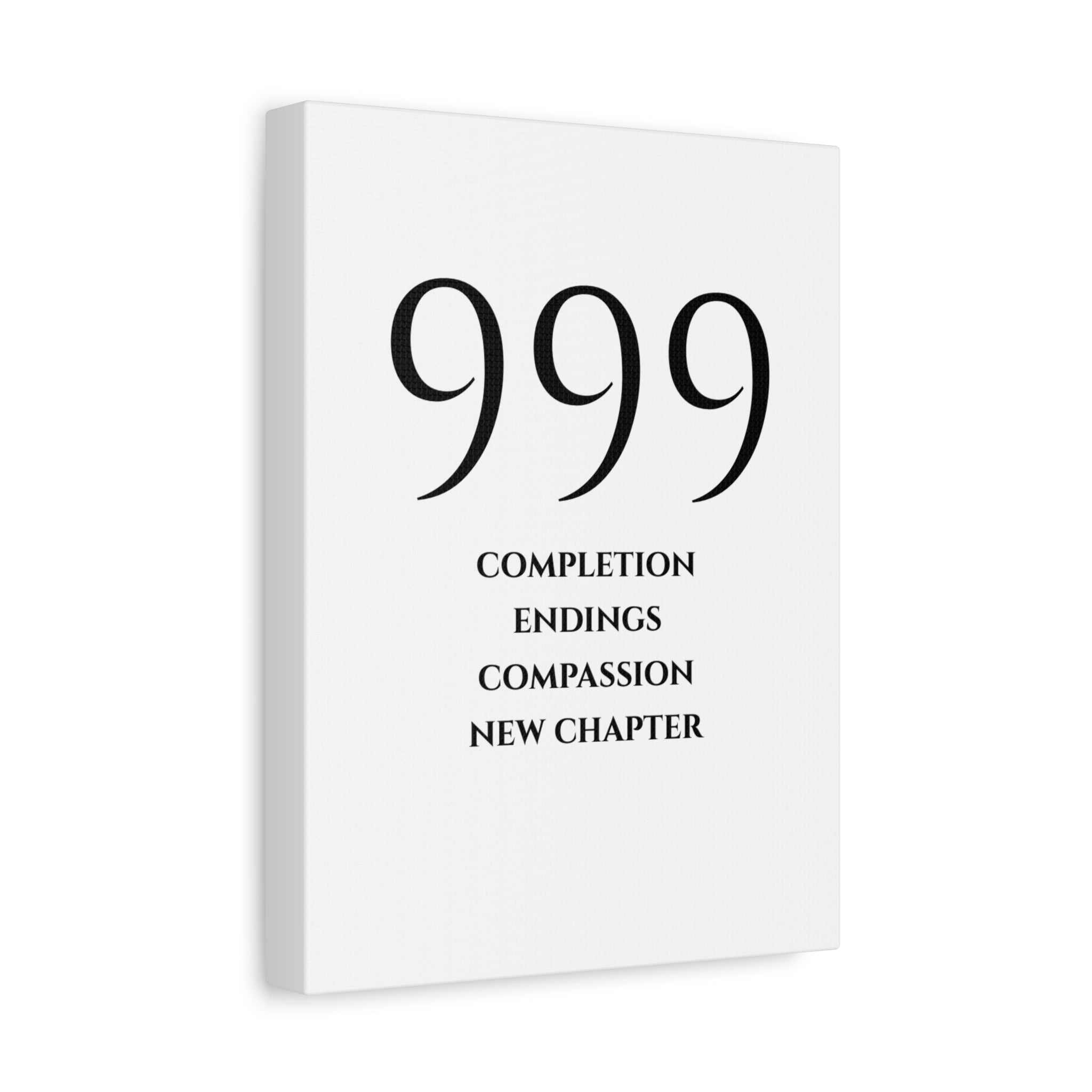 999 Matte Stretched Canvas