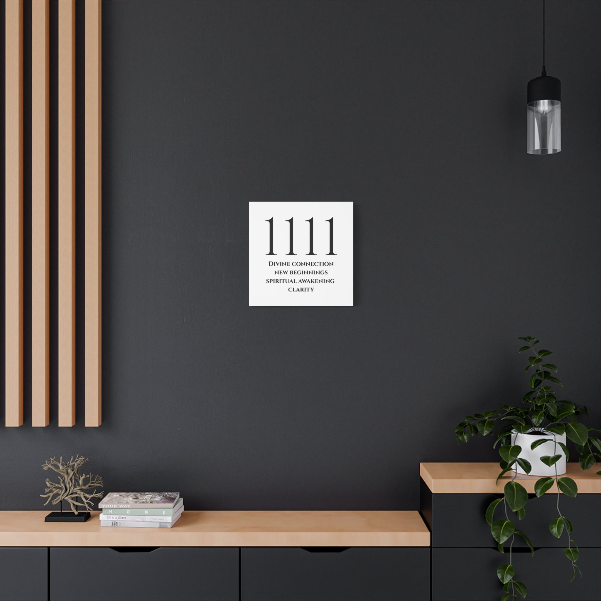 1111 Matte Stretched Canvas