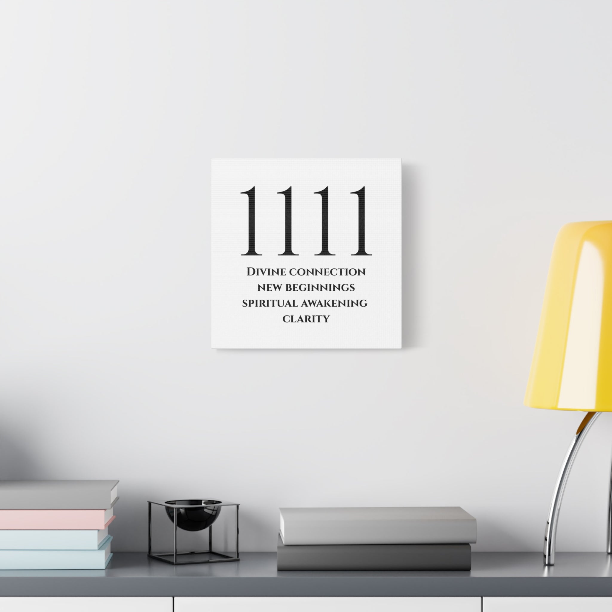 1111 Matte Stretched Canvas