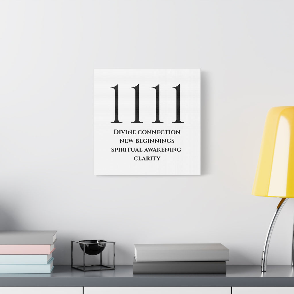 1111 Matte Stretched Canvas