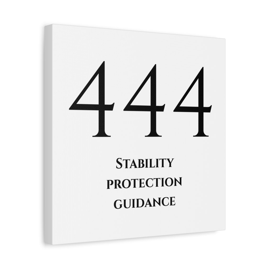 444 Matte Stretched Canvas