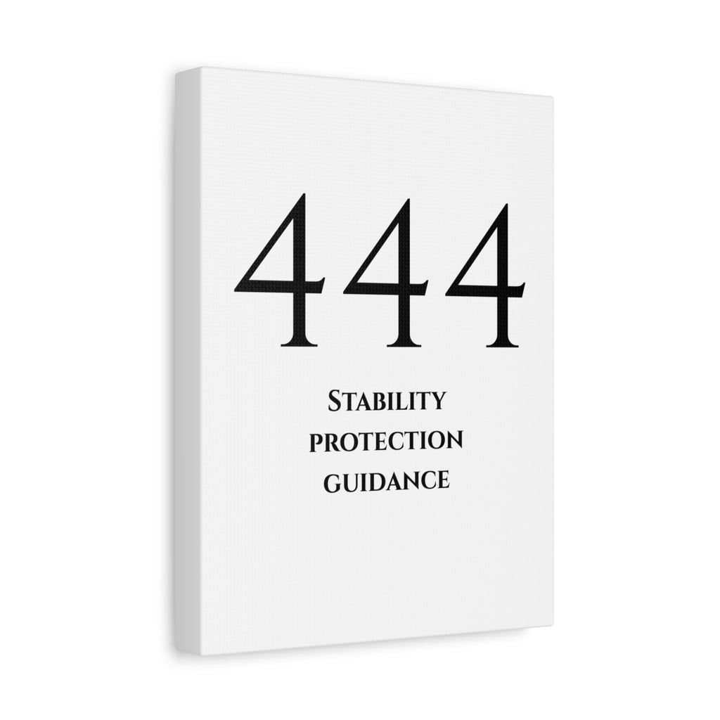 444 Matte Stretched Canvas