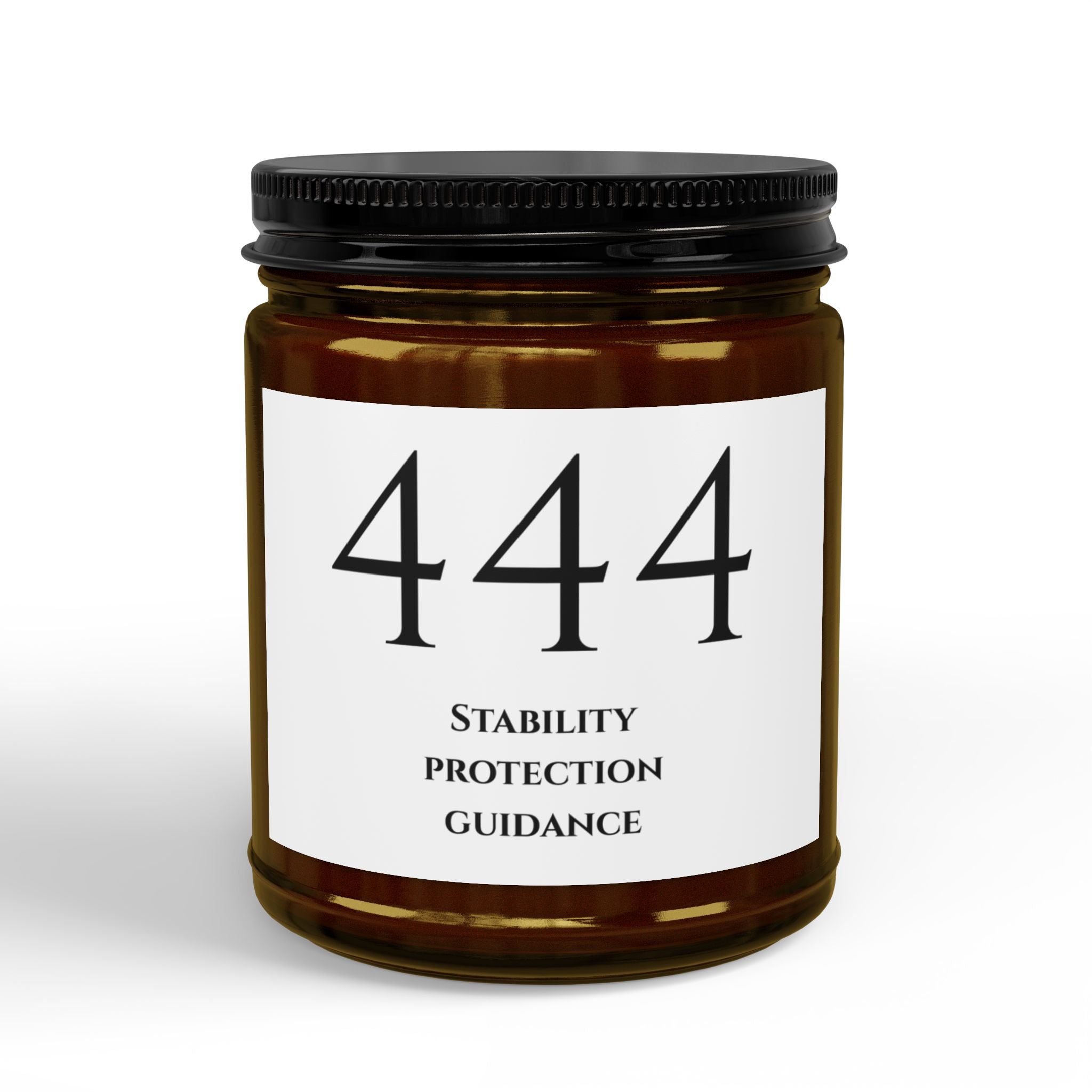 Scented Soy Candles with Black Lid, (4 and 9oz)