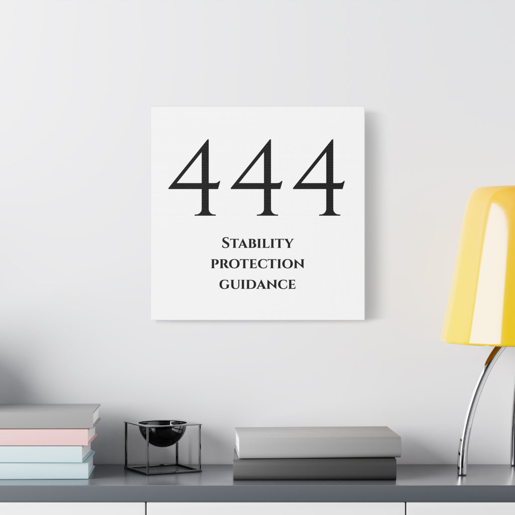 444 Matte Stretched Canvas