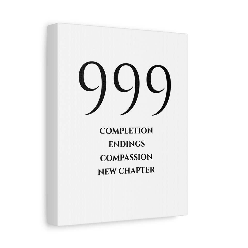 999 Matte Stretched Canvas