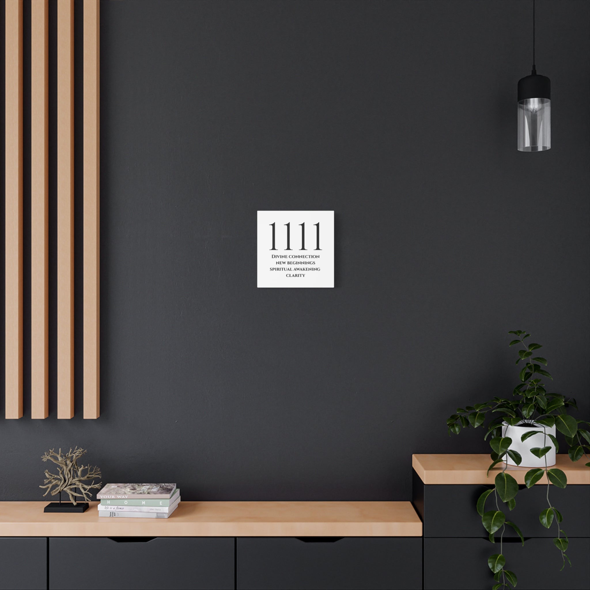 1111 Matte Stretched Canvas