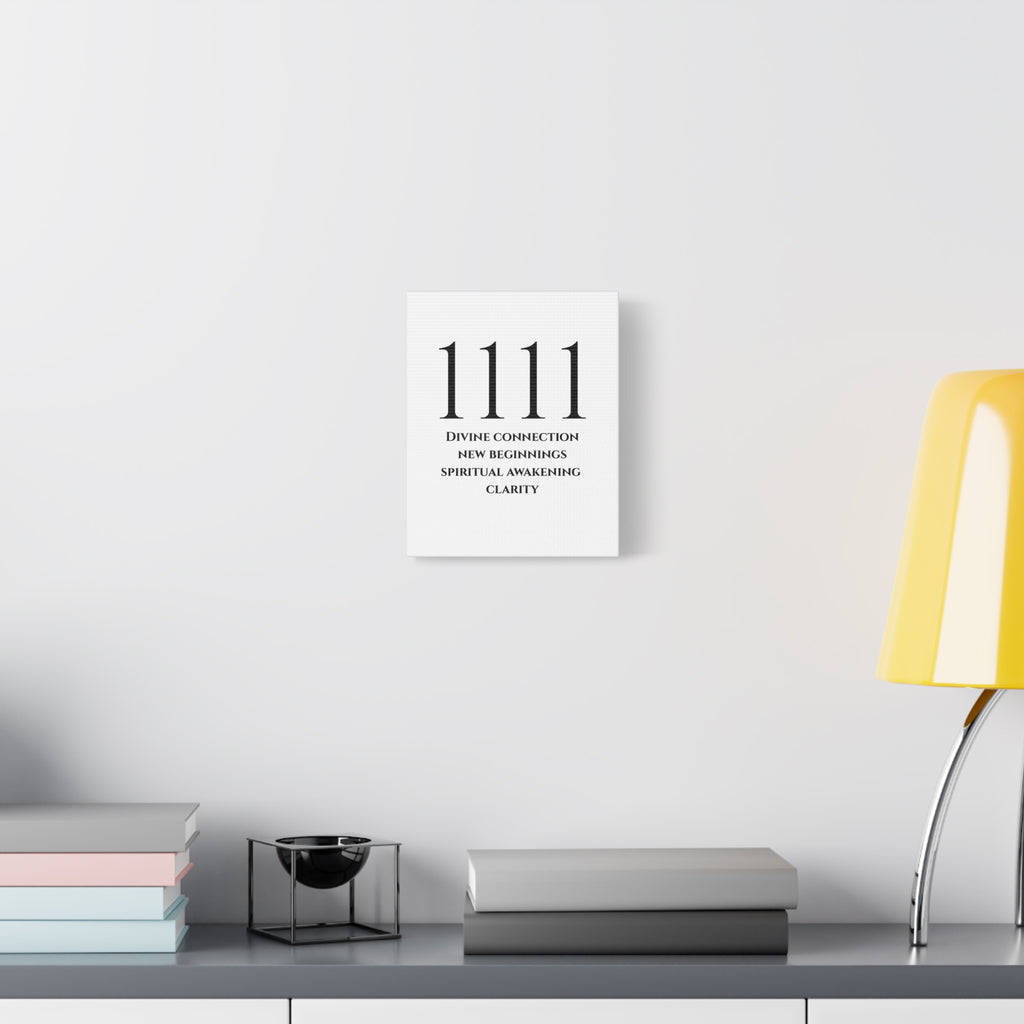 1111 Matte Stretched Canvas