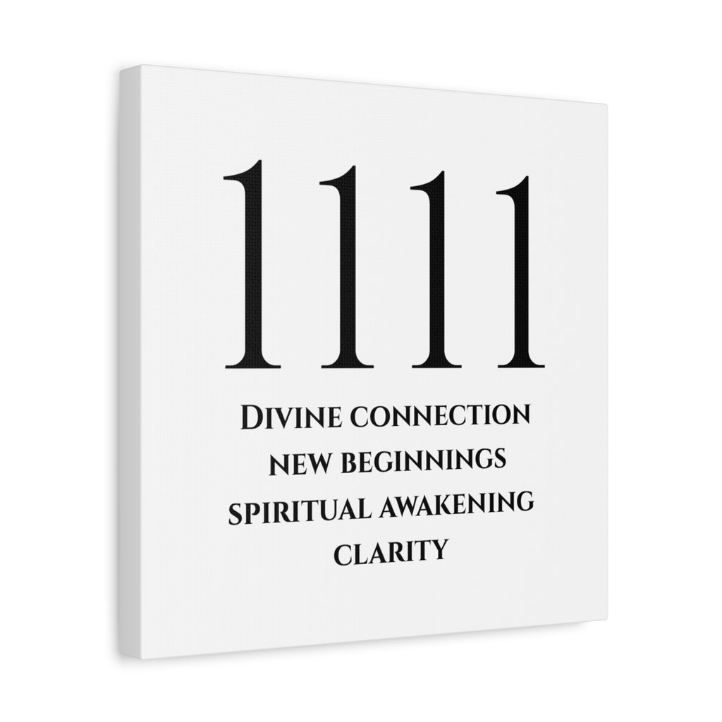 1111 Matte Stretched Canvas