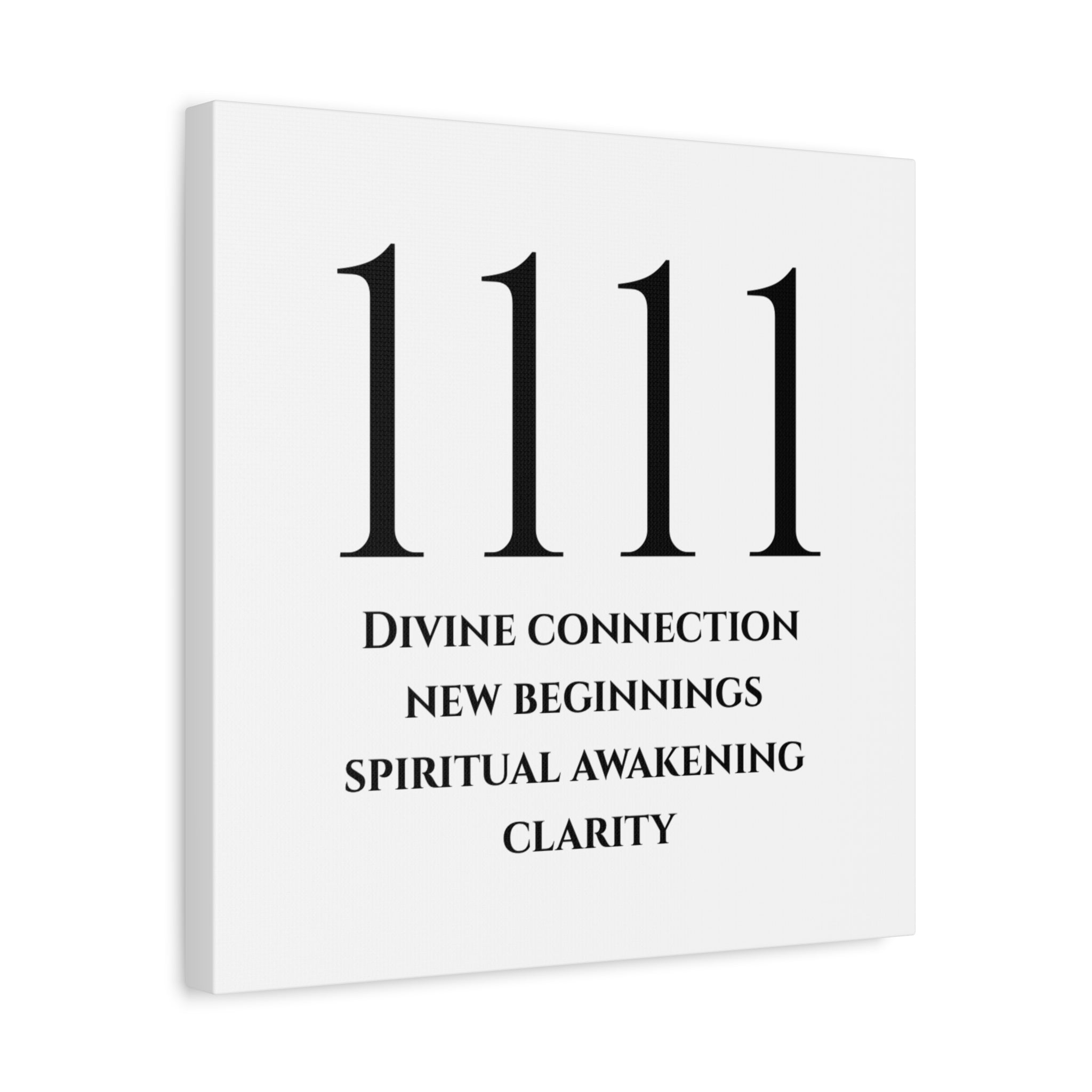 1111 Matte Stretched Canvas
