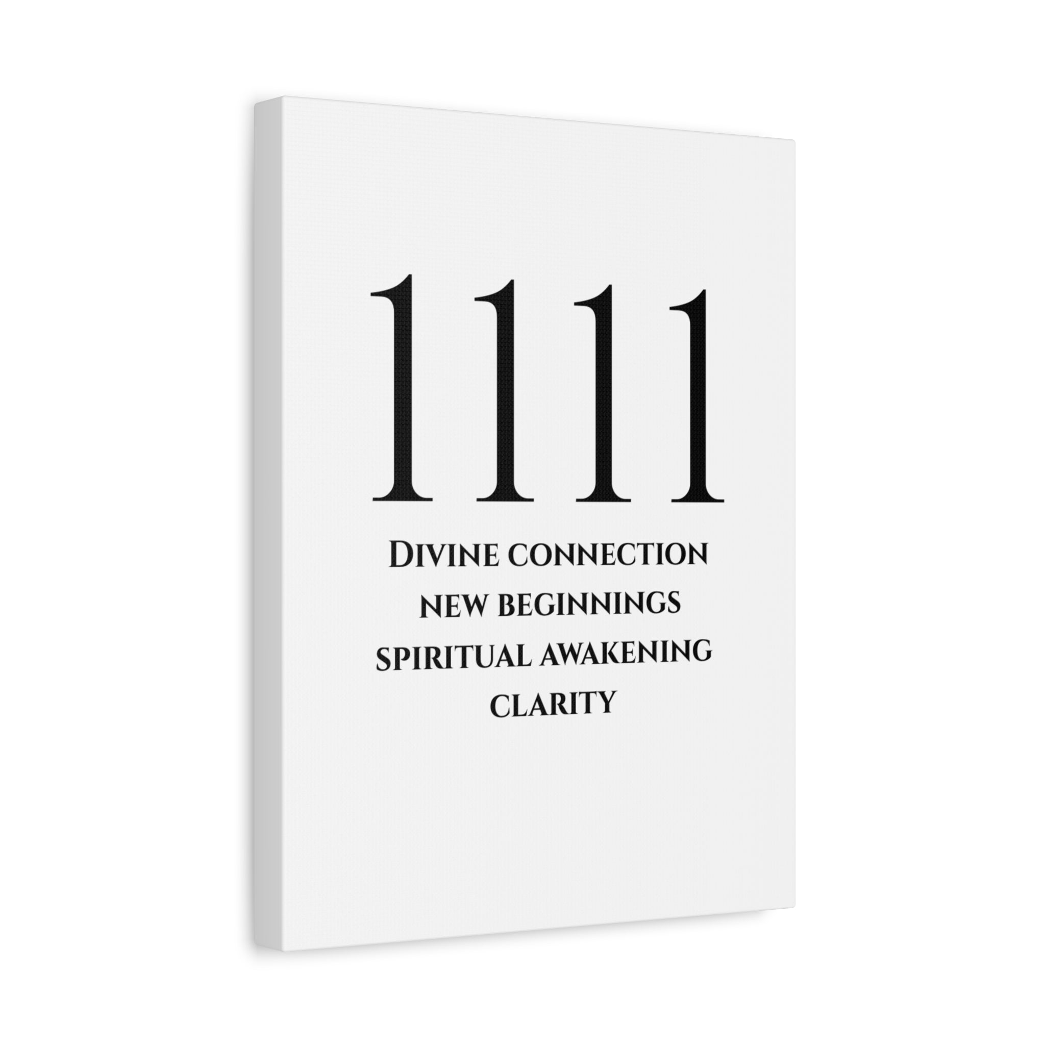 1111 Matte Stretched Canvas