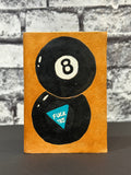 Handmade Leather Journal Magic 8 Ball