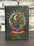 Handmade Leather Journal Crystal Ball