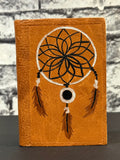 Handmade Leather Journal Dreamcatcher